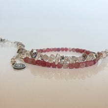 Load image into Gallery viewer, Herkimerio deimanto sidabro 925 apyrankė moterims "Šviesa"