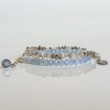 Load image into Gallery viewer, Herkimerio deimanto sidabro 925 apyrankė moterims "Šviesa"