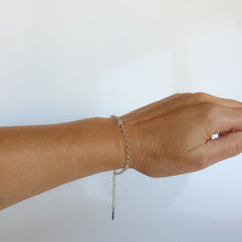 Load image into Gallery viewer, Moonstone A+ Delicate Silver Bracelet for Women "Intuition"