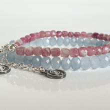 Load image into Gallery viewer, Aquamarine A+ Delicate Silver 925 Bracelet for Women "Stone of Faith"