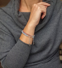 Load image into Gallery viewer, Aquamarine A+ Delicate Silver 925 Bracelet for Women "Stone of Faith"