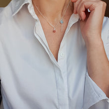 Load image into Gallery viewer, Elegant Red Garnet Silver 925 Necklace Pendant "Vitality"