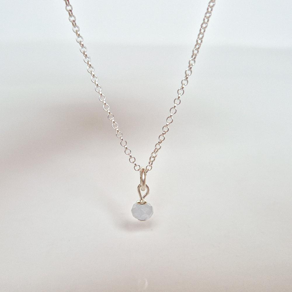Aquamarine A+ Silver Pendant for Women "Stone of Faith"