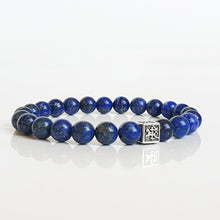 Load image into Gallery viewer, Lazurite Silver 925 Bracelet for Men - Vytis - "Wisdom"