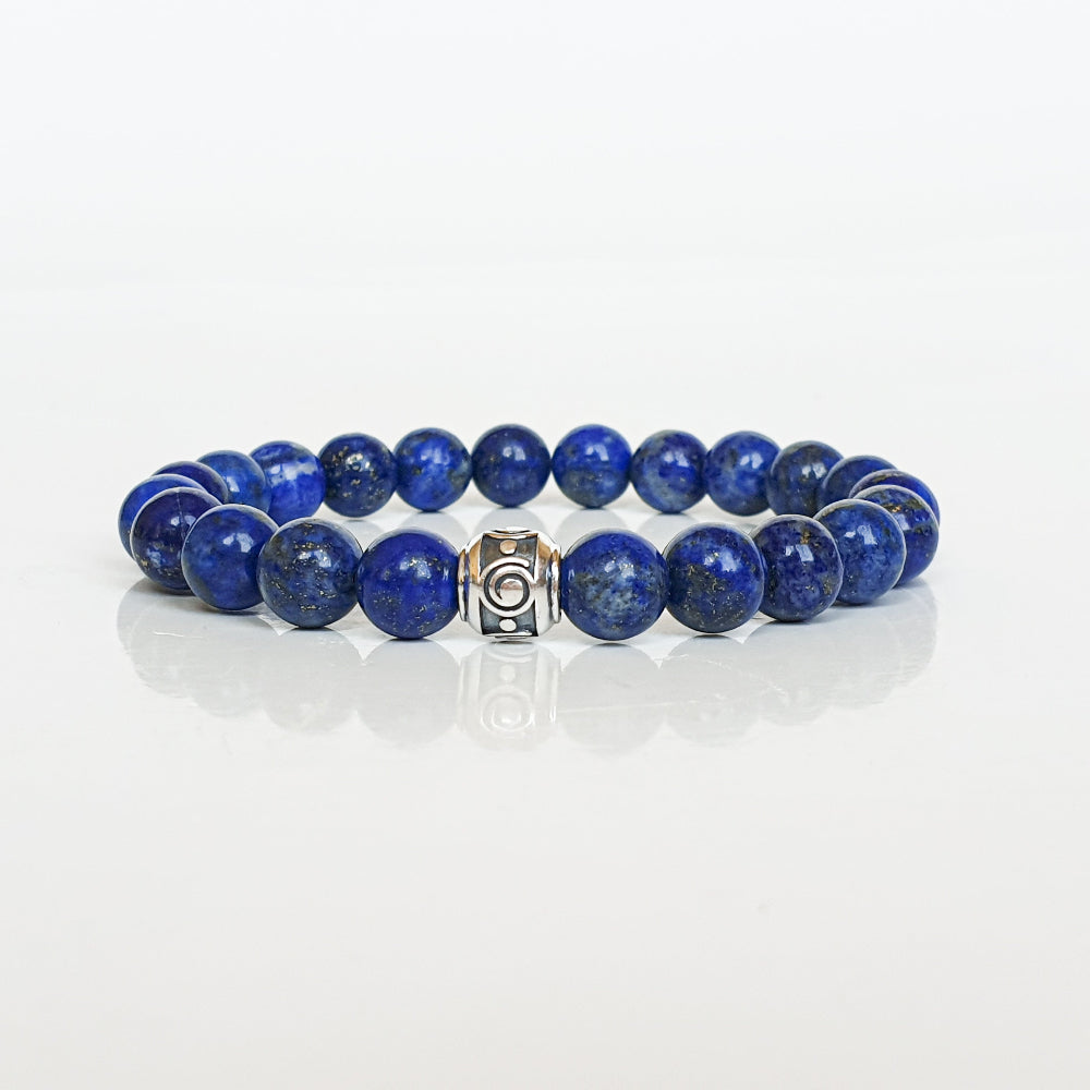 Lazurite Silver 925 Bracelet for Women "Wisdom"