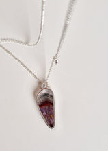 Load image into Gallery viewer, Super 7 Solid Silver 925 Necklace "Melody Stone"