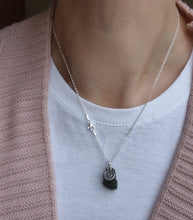 Load image into Gallery viewer, Legendary 15 mln years Moldavite Silver 925 Pendant with chain "Stone of greatness"