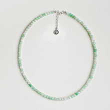 Load image into Gallery viewer, Chrysoprase Necklace for Women with Silver 925 "Gentle Harmony" - Petit Secret