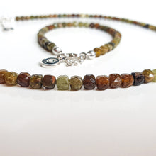 Load image into Gallery viewer, Žaliojo granato sidabro 925 vėrinys "Svajonės pildosi" - Petit Secret