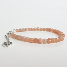 Load image into Gallery viewer, Set of Sun Stone Silver 925 Necklace and Bracelet "Joy and Success"