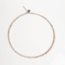 Load image into Gallery viewer, Necklace with small beads on a light background