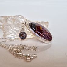 Load image into Gallery viewer, Super 7 Solid Silver 925 Necklace "Melody Stone"