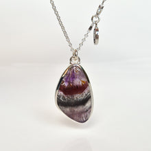 Load image into Gallery viewer, Super 7 Solid Silver 925 Necklace "Melody Stone"