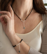 Load image into Gallery viewer, Natural Faceted Two-Tone Baltic Amber and Sterling Silver 925 Necklace