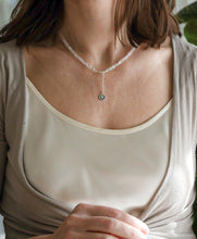 Load image into Gallery viewer, Set of Pink Quartz Delicate Silver 925 Necklace  and Bracelet "Tenderness" - Petit Secret