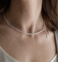 Load image into Gallery viewer, Set of Pink Quartz Delicate Silver 925 Necklace  and Bracelet "Tenderness" - Petit Secret