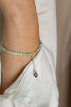Load image into Gallery viewer, Chrysoprase Bracelet for Women with Silver 925 "Gentle Harmony" - Petit Secret