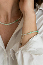 Load image into Gallery viewer, Chrysoprase Necklace for Women with Silver 925 "Gentle Harmony" - Petit Secret