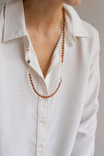 Load image into Gallery viewer, Baltijos gintaro sidabro 925 apyrankės ir vėrinio rinkinys kojako spalvos "Saulės istorijos"