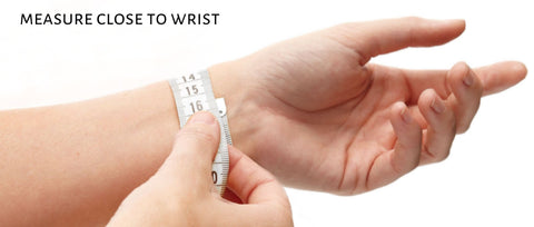 Measure close to the wrist for a LINA SNARA bracelet