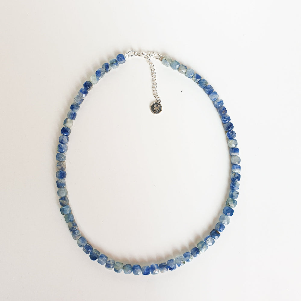 Kyanite A+ from Brasil Silver 925 Necklace "Elevation"