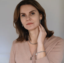 Load image into Gallery viewer, Woman wearing jewelry against a neutral background