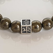 Load image into Gallery viewer, Pirito sidabro 925 apyrankė vyrams - Vytis - "Pozityvas"