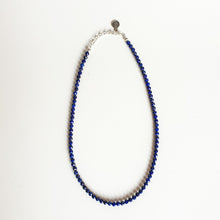 Load image into Gallery viewer, Lazurite Silver 925 Necklace "Wisdom" - Petit Secret