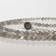 Load image into Gallery viewer, Labradorite Silver Necklace for  Women's - Elegant Jewelry Fashion 2023