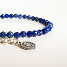 Load image into Gallery viewer, Lazurite Silver 925 Bracelet "Wisdom" - Petit Secret