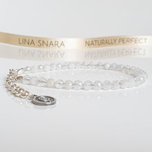 Load image into Gallery viewer, Mėnulio akmens sidabro apyrankė moterims "Intuicija" - Petit Secret