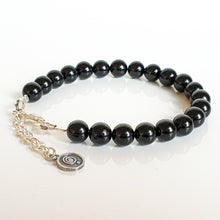 Load image into Gallery viewer, Black Tourmaline Silver 925 Bracelet for Women "Harmony"
