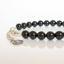 Load image into Gallery viewer, Black Tourmaline Silver 925 Bracelet for Women "Harmony"