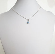 Load image into Gallery viewer, Delicate Kyanite A+ from Brasil Silver Pendant "Elevation"