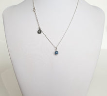 Load image into Gallery viewer, Delicate Kyanite A+ from Brasil Silver Pendant "Elevation"