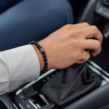 Load image into Gallery viewer, Black Tourmaline Bracelet for Men's - Beads Jewelry Fashion 2023