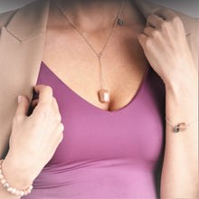 Load image into Gallery viewer, Saulės akmens A+ sidabro 925 vėrinys "Džiaugmas ir savirealizacija"